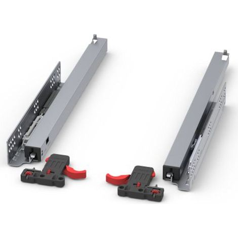 Unterflurführung 40 Kg 500 mm UV4-40-K2D-L500-SC Soft-Close SmartSlide (1/5)
