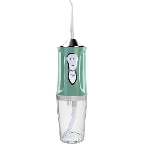Elektrische Munddusche für Zähne, Zahnseide, Munddusche, 3 Modi, USB-aufladbar, IPX7 wasserdicht, mit 4 Aufsätzen.
