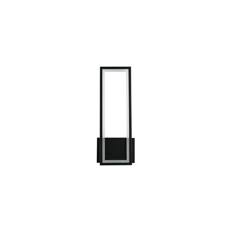 Applique Murale Intérieure LED, 17W Lampe Murale Noir Moderne Acrylique, Luminaire Mural Lumière Blanche pour Chambre, Salon, Couloir, Escalier, 32CM (1/5)