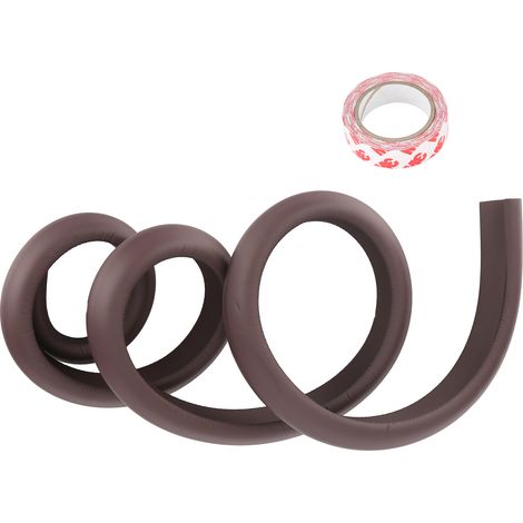 Protection de bord de meuble élastique de type L pour la sécurité des bébés (couleur café) (1/5)