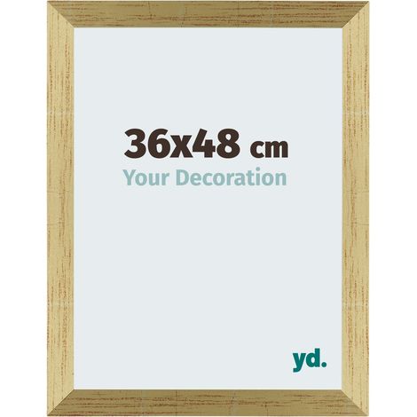 yd. - Cadre photo 36x48 - Or Brillant - MDF - Mura