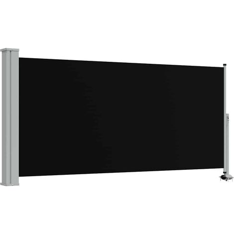Maison Exclusive - Tenda da Sole Laterale Retrattile 120 x 300 cm Nera