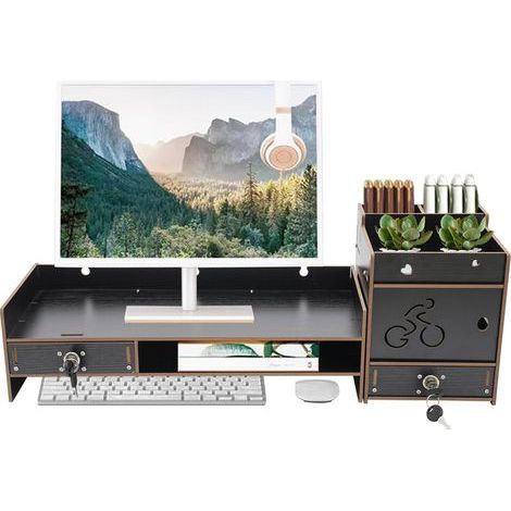 Desktop-Monitorständer für Computer – Booster-Ständer – Gehäuse, Bildschirmabdeckung und Monitore sind verstärkt – Durchdachtes Design (1/5)