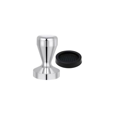Presse à Café 51 mm en 430 Acier Inoxydable, Presseur Café, Espresso Café Sabotage Accessoires de Cuisine avec Coussin en Silicone (1/5)