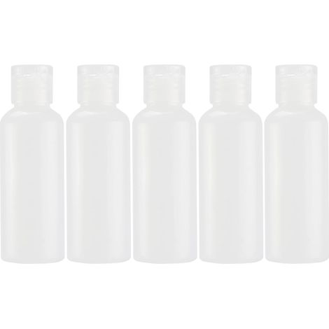 5pcs Flacon Vaporisateur 60ml, Spray Vide, Flacon Voyage Vide, Bouchons Rabattables En Plastique Transparent, Distributeurs Étanches Pour Lotion, Gel Douche, Shampoing, Idéal Pour Bagages À Main (1/5)