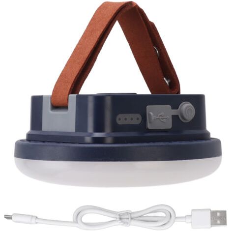 Lampe de tente magnétique étanche IP55, 1600 lm, 8400 mAh, intensité variable, bicolore, lanterne de camping d'urgence (1/5)