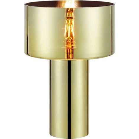 Lampe de table verre dore design arrondi e27 decoratif - markslojd - corin 224314276 (1/4)