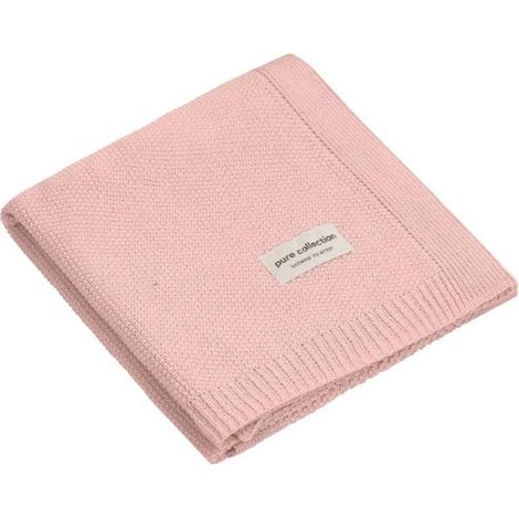Copertina per neonati Abaco - 100% lana merino - rosa (1/5)