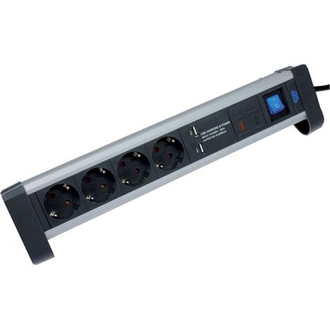 Regleta 6 tomas LUX con cable de 1,5 m