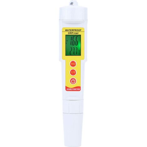 Pen-Type compteur ORP/TEMP thermomètre avec écran rétroéclairé Portable oxydation réduction potentielle industrie et appareil expérience Analyzer Redox mètre mesure domestique de l'eau potable de qual