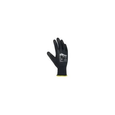 12 x U-POWER GUANTI ONIX POLIESTERE/PU NERO TAGLIA 10