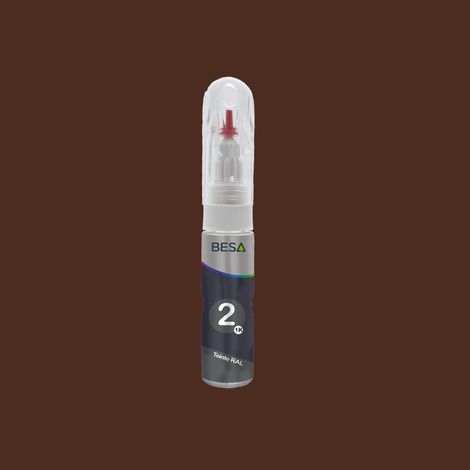Stylo retouche peinture Brun Acajou RAL 8016  Satin