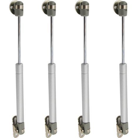 Support De Levage A Gaz - 80 N Ou 100 N - Longueur 245 Mm - Angle D Ouverture 100 Degres - Pour Portes De Placard Hautes - Lot De 4 (1/5)