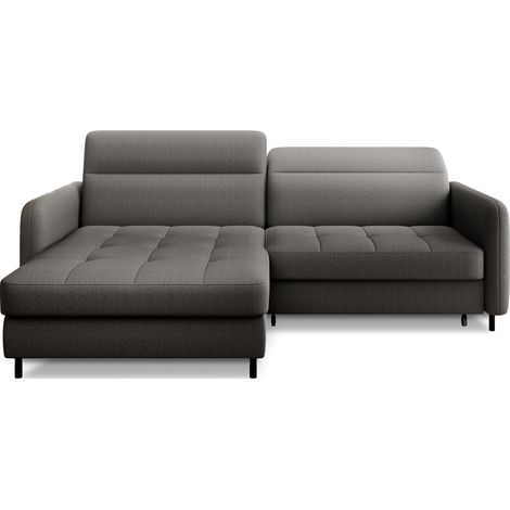 Sofá de esquina colección GOUMSI color Gris oscuro (1/5)