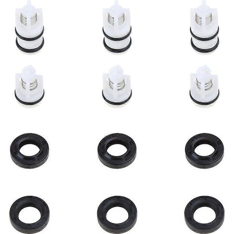 Voici une proposition de titre produit en français (caractères : 161) :
Kit de réparation de tête de pompe haute pression, pièces détachées pour nettoyeur haute pression, accessoires de pompe à eau - (1/4)