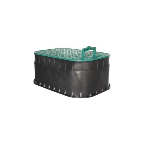 POZZETTO PVC RETTANGOLARE CON COPERCHIO- - mm.400x275x180h. - 1 pezzi RAIN