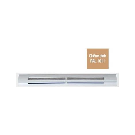 Aldes – Entrée d'air hygroréglable acoustique chêne clair – Débit 6-45 m3/h – Socle acoustique – Pour espaces confinés