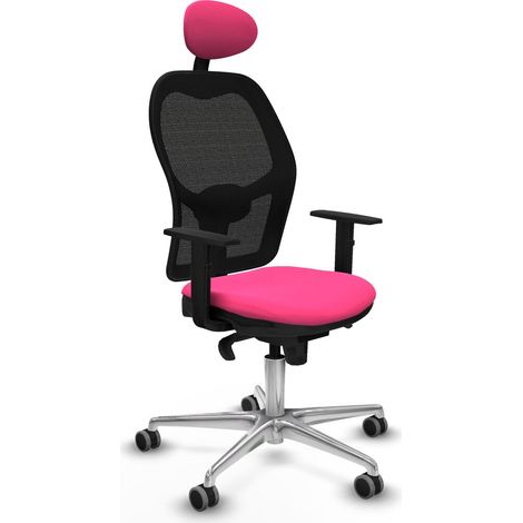 Sedia Ufficio con Poggiatesta Jorquera Piqueras y Crespo 1D086G1 Rosa (1/5)