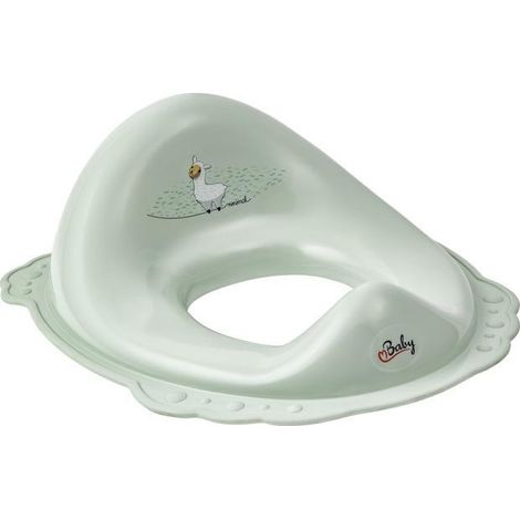 Funda minimalista para asiento de inodoro Lama color verde salvia
