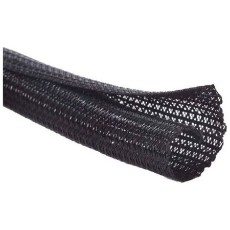 13mm-3m Gaine Câble Auto-Fermeture Manchon de Câble Cache Câble Range Câble Gestion des Câbles pour Ordinateur. Automobile - Noir (1/4)