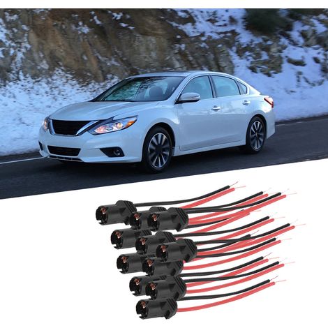 Lot de 10 douilles femelles T10 pour ampoules LED (voiture, camion, bateau). (1/5)