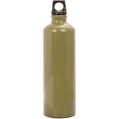 Bouteille de carburant bouteille de gaz propane sans soudure bidon d'huile bouteille d'essence (750 ml) vert armée (1/4)