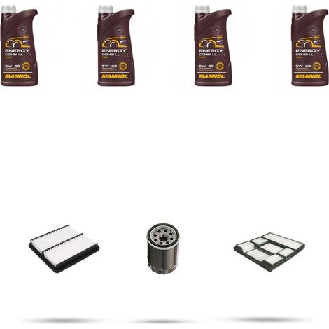 Kit tagliando 4 FILTRI e 4L OLIO compatibile con Toyota Corolla VIII 1.6 81kw Dal 1997 (1/5)