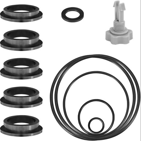 Pièces de rechange pour filtre à sable, 1 valve de vidange d'air, 11 joint torique, accessoires de piscine pour joints de piscine, pompes à filtre à sable, pièces de rechange (1/5)