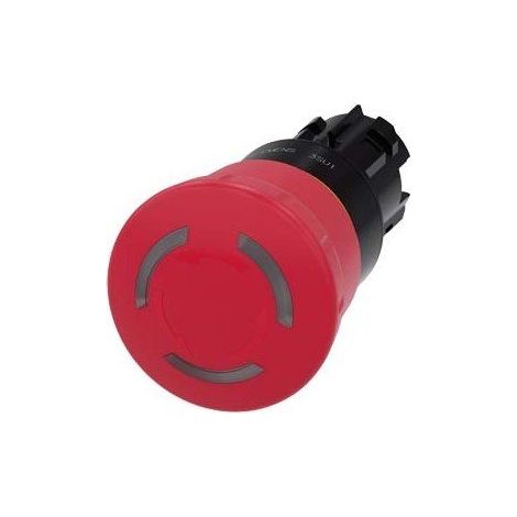 Siemens Modelo de paro de emergencia rojo 22 mm