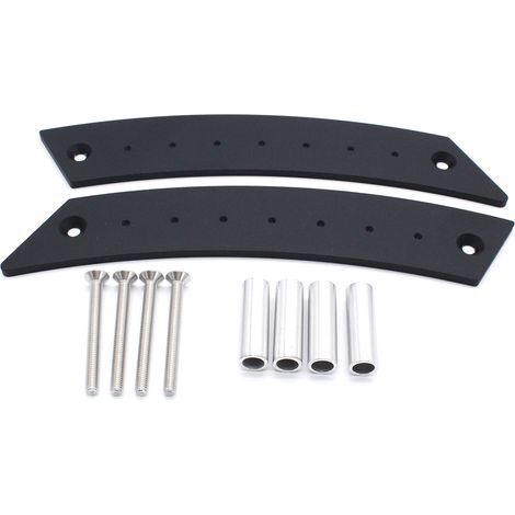 Lot de 2 Pinces Robustes Métal & Caoutchouc pour Outils de Terrassement – Porte-Outil Antidérapant Réglable – Compatible Pelles, Haches, Tuyaux – Fixation sur Barres de Toit, Benne, Quad & SUV (1/5)