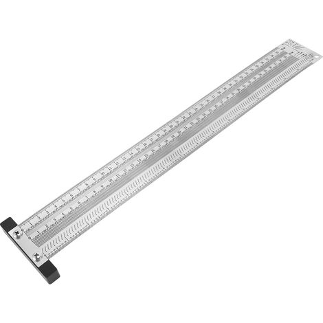 Règle de traçage en T 16 pouces, équerre de précision avec pointe à tracer impériale pour menuiserie (1/5)