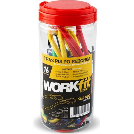 Set 16 pièces bande de poulpe ronde workfit assorti