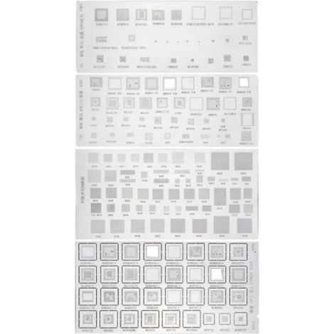 Stück universelle BGA-Schablonen für MTK MSM iPad CPU RAM PM Power IC R