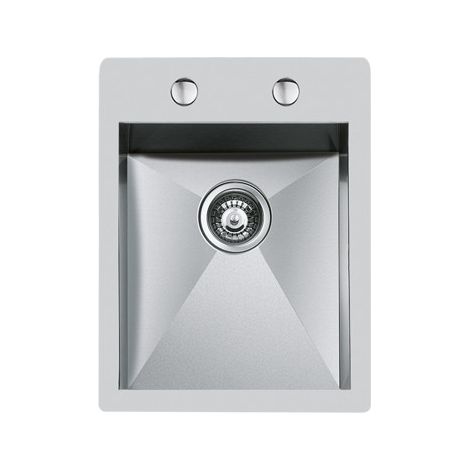 Foster Quadra.1V.34x40.Q4 Lavabo sobre-encimera Rectangular Acero inoxidable (1/2)