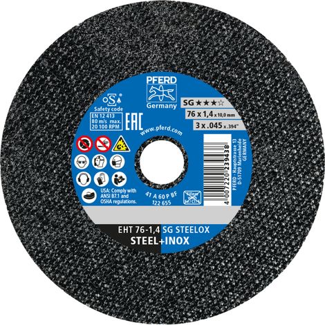 Trennscheibe Metall 76-1,4mm PFERD GD7614MP (1/3)