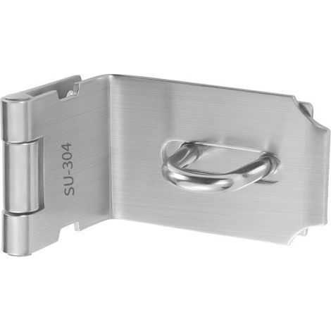 Heavy Duty Padlock Door Lock 90 Degree Stainless Steel Security Lock for Sliding/Sliding Door Extra Thickness Satin Nickel 3 Inch MUMU (1/3)