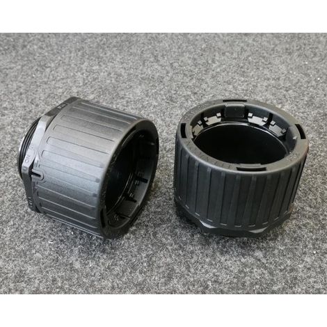 Raccord droit standard polyamide 6.6 noir taille 48 ISO 50 (à unité) IP66 CAPRILOK COOPER CAPRI