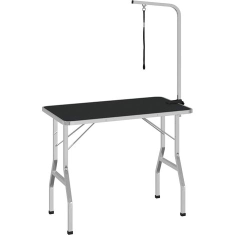 Table de toilettage réglable pour chiens avec 1 boucle (1/5)