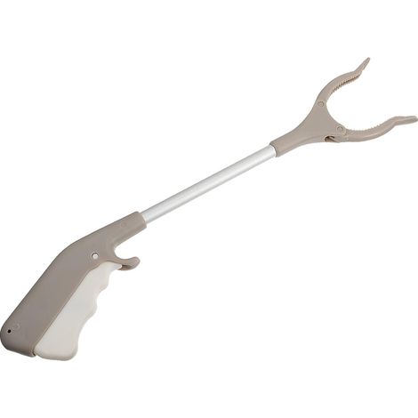Pince à Déchets Multifonctionnelle Outil Pratique en Alliage D'aluminium et Abs, Antidérapante, Largeur 9cm, Rotation 90° pour Ramassage et Récupération Facile (1/5)
