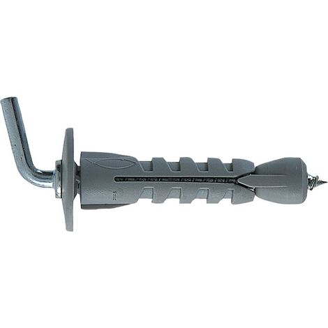 200PZ TASSELLO PER CARTONGESSO CON GANCIO CORTO SB N 9/8 Ø 9 x 43 mm