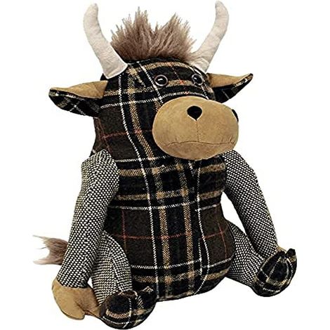 Riva Paoletti Highland Cow Door Stop Multi, Poliestere, Brown, One Size (1/3)