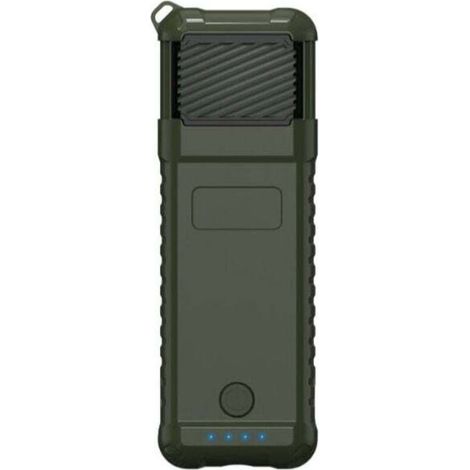 Répulsif anti-moustiques électrique portable, idéal pour l'extérieur, batterie externe de 9600 mAh, température de chauffe de 130 à 165 °C, camping, randonnée (1/4)
