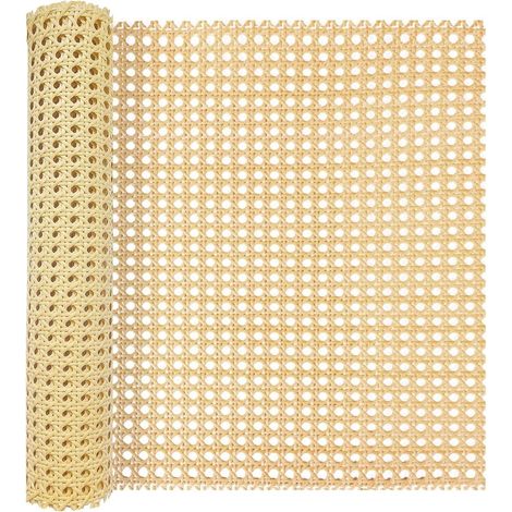 Cannage - 40 x 150 cm - Matériau PE Imperméable - Tressage Rotin Synthétique Pour Chaise Meuble Armoire Abat-jour - 1 Rouleau