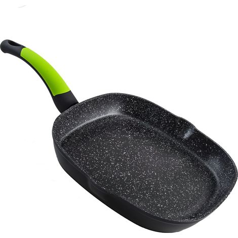 Grill aus ökologischem Stein mit glatter Oberfläche, 28 cm