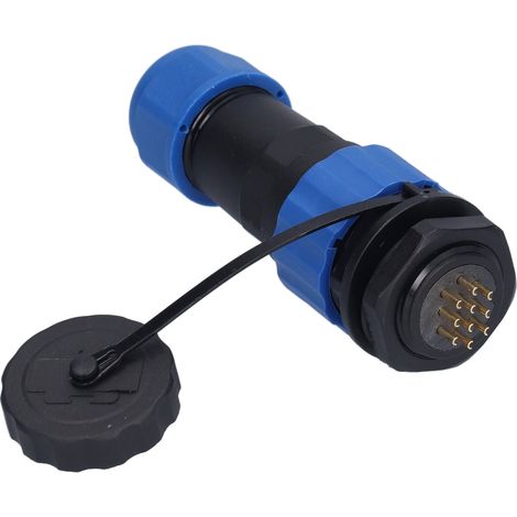 Luftfahrtstecker IP68 wasserdichter Stecker mit rückseitiger Mutter, Stecker und Buchse, Stoßverbinder, 250 V, 5 A, SP2010-Stift (1/5)