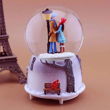 Bola de nieve esférica, 10,5 cm de diámetro (1/5)
