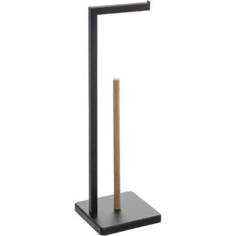 Porte Papier WC en Bambou "Natureo" 64cm Noir