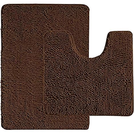 Ensemble de tapis de sol, lavables en machine, dimensions : 50 x 80 cm et 50 x 50 cm, absorbants et lavables. (1/3)
