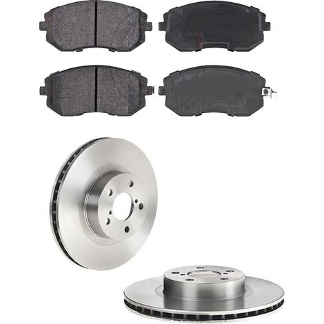 KIT FRENI ANTERIORI compatibile con SUBARU FORESTER (SG) - DISCHI + PASTIGLIE OEM: P 78 013 / 16632 , 17020 /SOSTITUZIONE DIRETTA/BASSA POLVERE/SILENZIOSO (1/5)