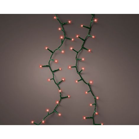 LUCI DI NATALE 1000 LED ROSSO 2250CM 8 GIOCHI DI LUCE (1/3)